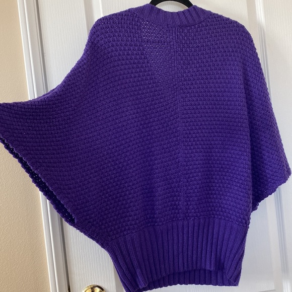 Purple knit sweater top - Picture 2 of 2